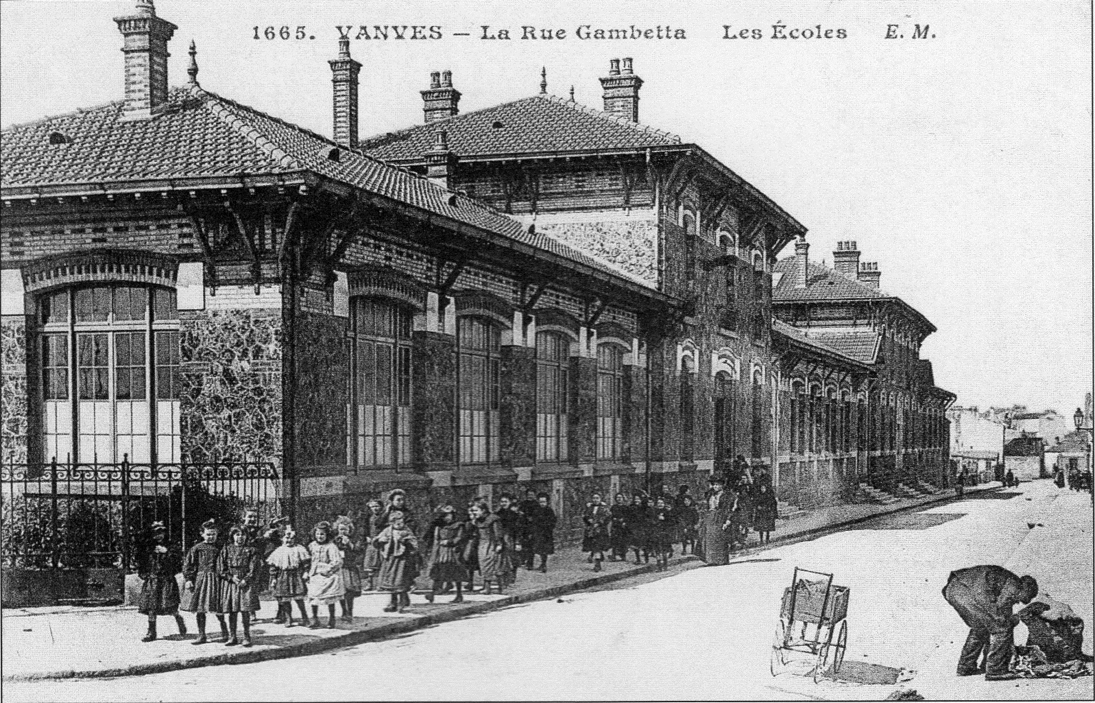 1905,Carte postale,Ecole Gambetta – Vanves,1 rue Gambetta,Vanves,France