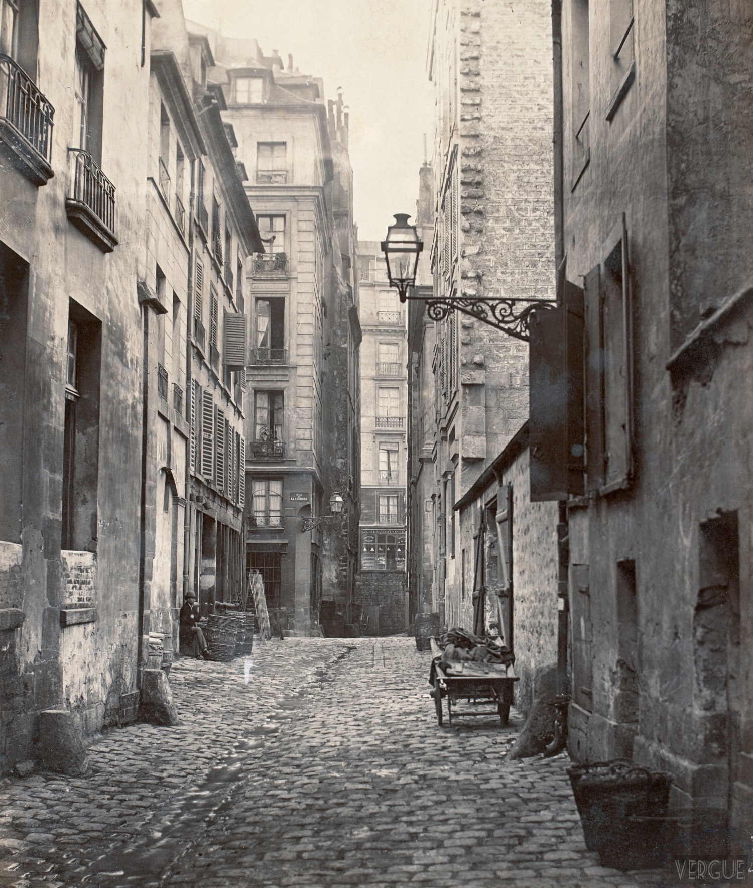 1865,Charles Marville,rue des Ursins,rues des Ursins,Paris,France