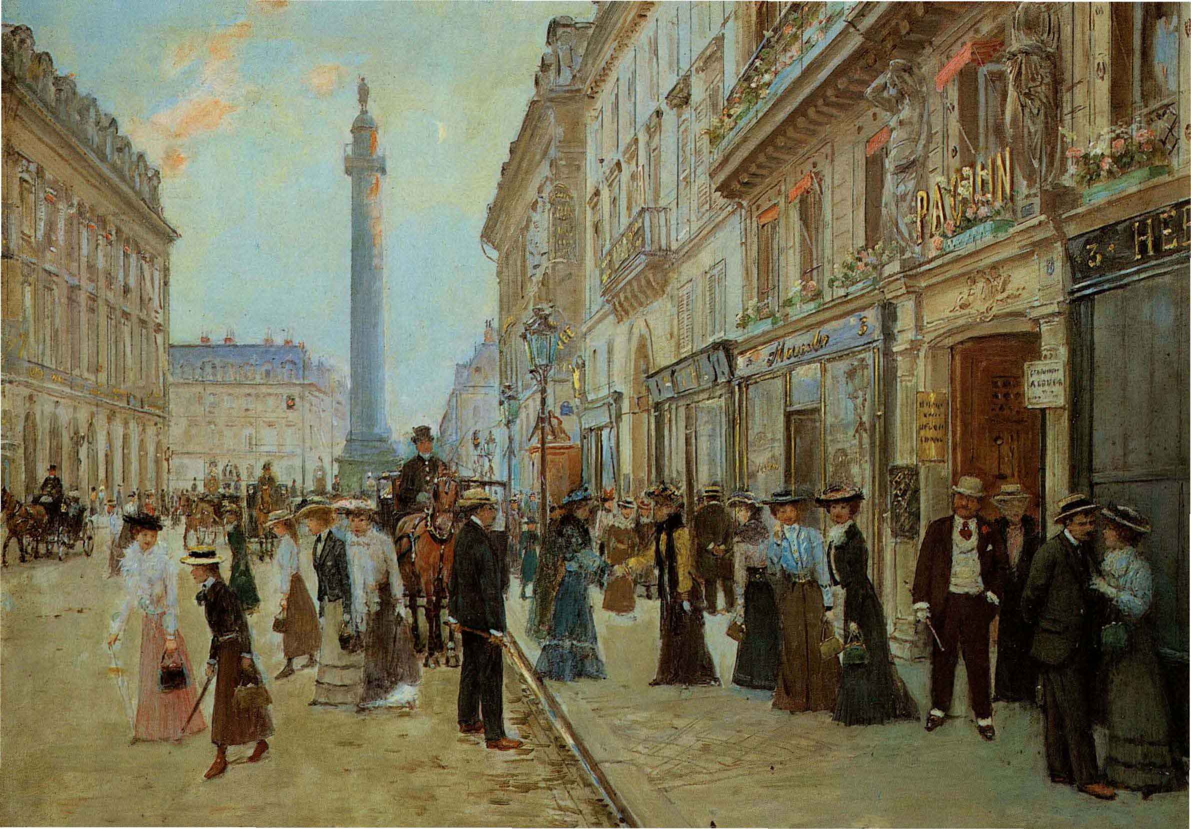 1902,Jean Beraud,La sortie des ouvrières de la maison Paquin,3 rue de la Paix,,France