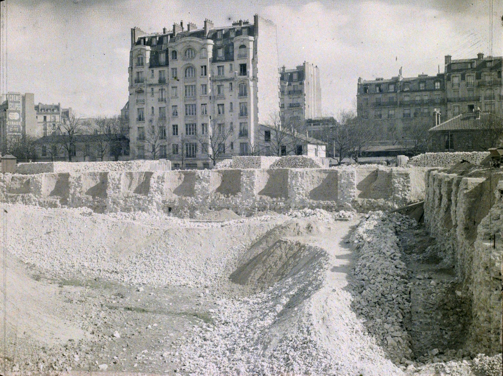 1920,Albert Kahn,Les fortifications de Thiers – Porte d’Auteuil,5, boulevard Murat,Paris,France
