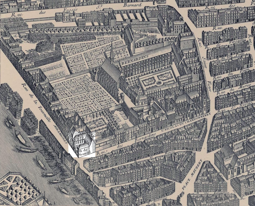 1734, Plan de Turgot, Hôtel de Nesmond