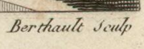 Signatue du graveur Pierre-Gabriel Berthault